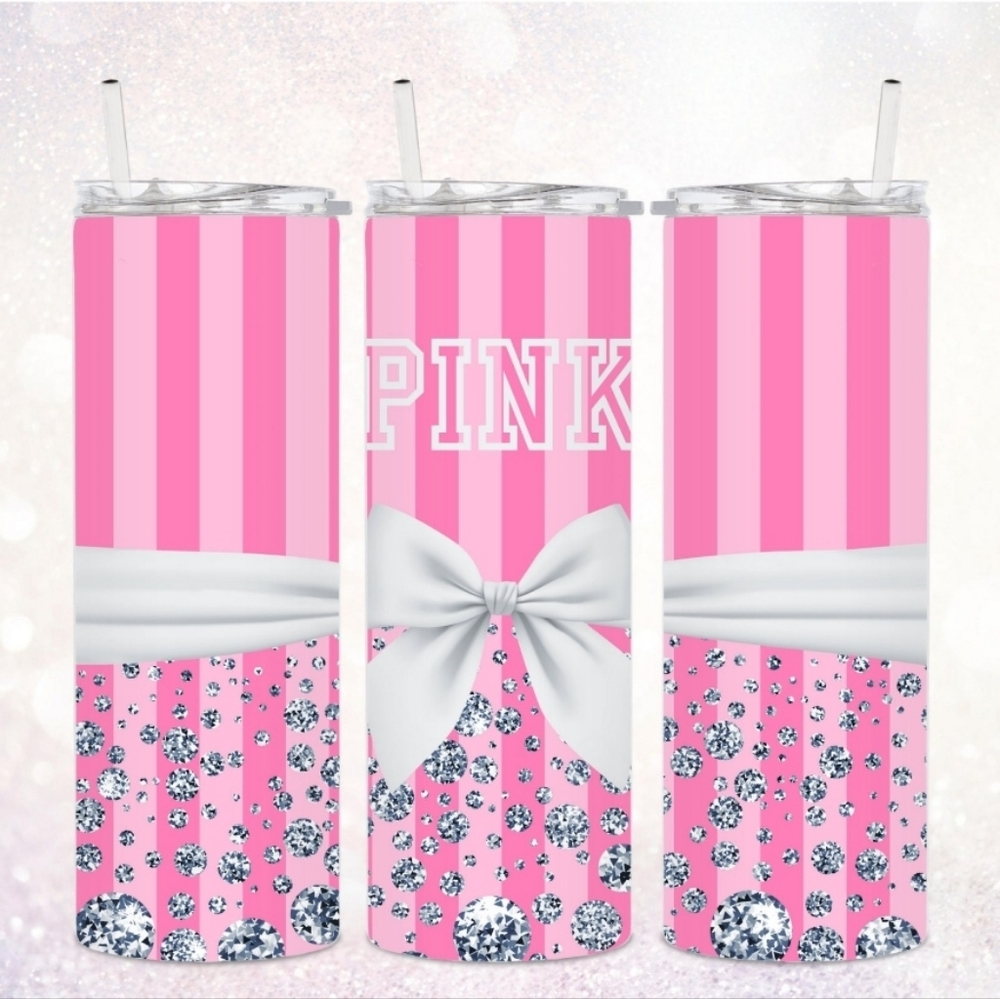 Pink 20oz Skinny Tumbler